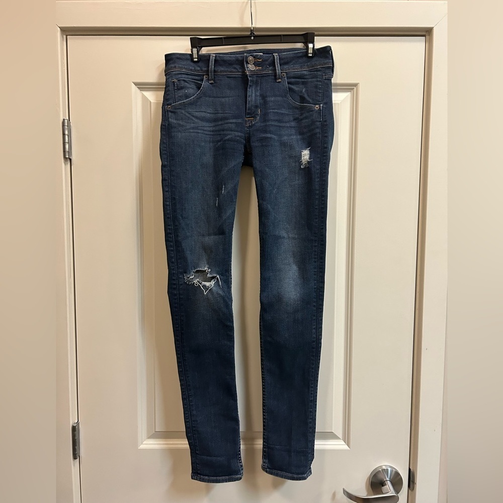 Hudson Collin Flap Skinny Jean Distressed - size 28